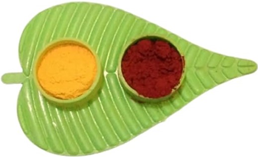 Divine Bija Leaf Turmeric kumkum Set / Thamboolam Set Divine Bija (Vedic Way) | A story of motivation, passion and unconditional commitment