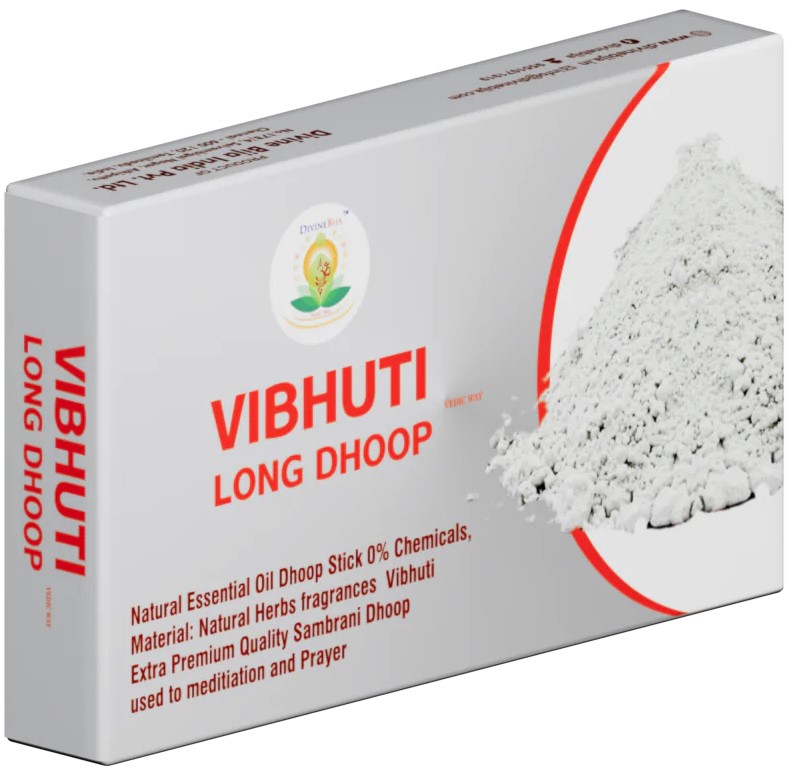 Divine Bija Long Dhoop Incense Sticks | Vibhuti Id128 #128/254