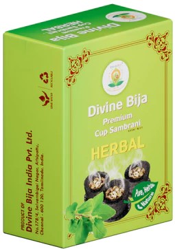 Divine Bija Premium Cup Sambrani Herbal Id164 #164/254