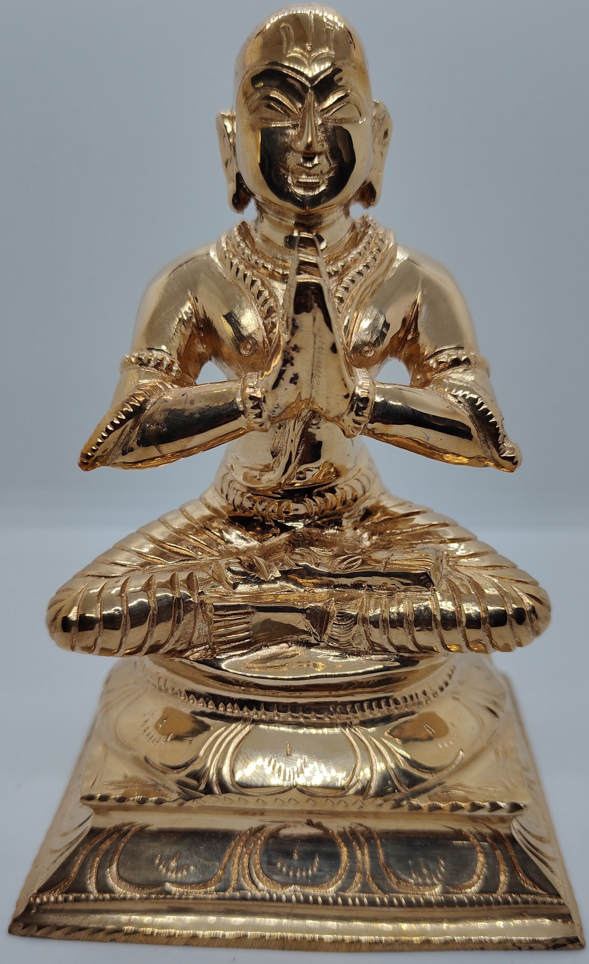 Divine Bija Ramanuja Acharya Idol 5 inches Panchalogam Without Arch Divine Bija (Vedic Way) | A story of motivation, passion and unconditional commitment
