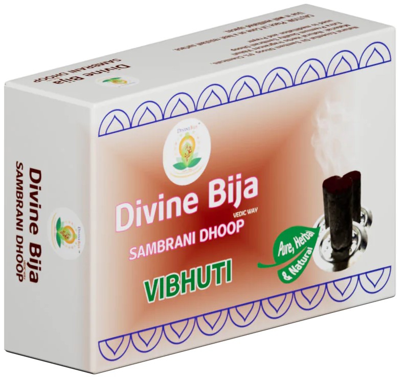 Divine Bija Sambrani Dhoop Stems | Vibhuti Id195 #195/254