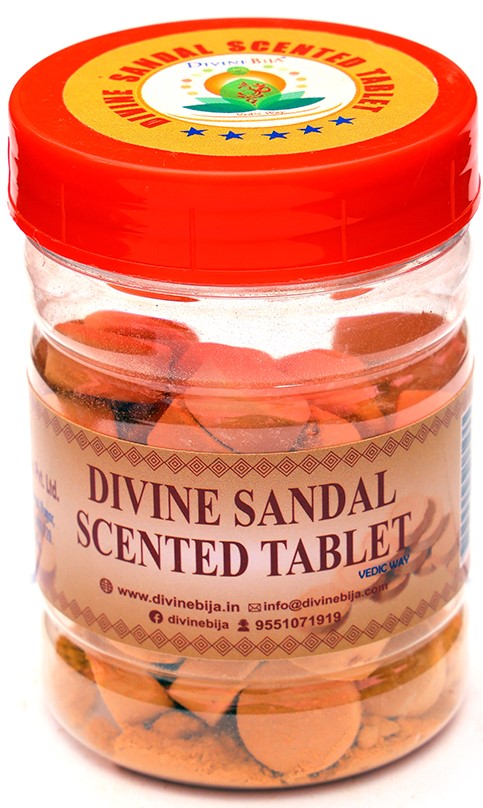 Divine Bija Sandal Scented Tablet Round Divine Bija (Vedic Way) | A story of motivation, passion and unconditional commitment