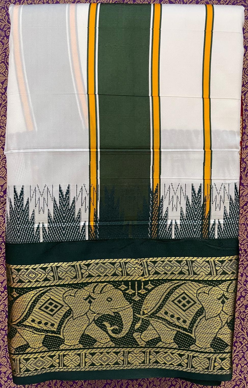 Divine Bija Semi Silk Dhoti 9 X 5 Divine Bija (Vedic Way) | A story of motivation, passion and unconditional commitment